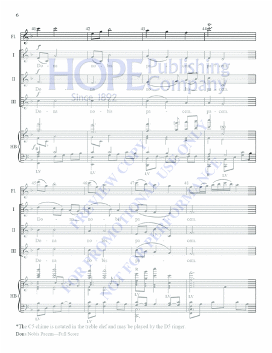 Dona Nobis Pacem Teacher Editions scores gallery preview page 6