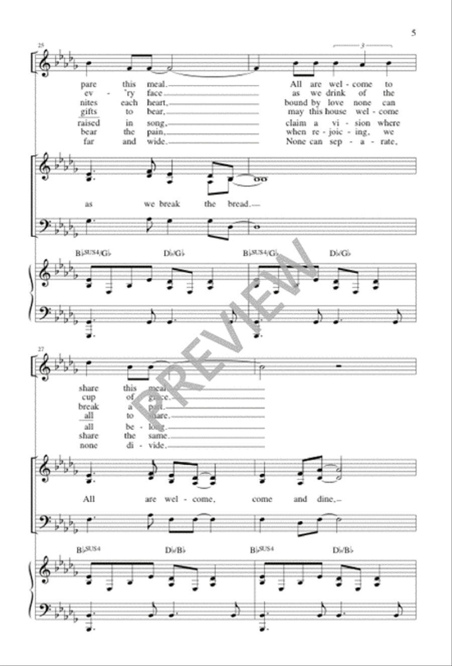 One in Body, Heart, and Mind 3-Part scores gallery preview page 5