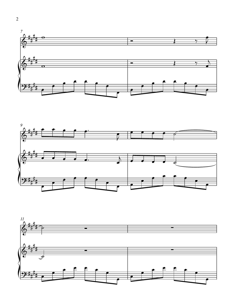 Walking In The Air Flute Solo scores gallery preview page 2