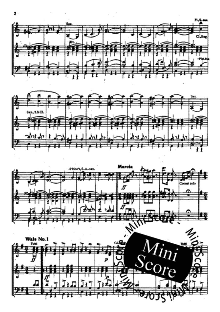 Bad'ner Mad'ln Concert Band scores gallery preview page 4