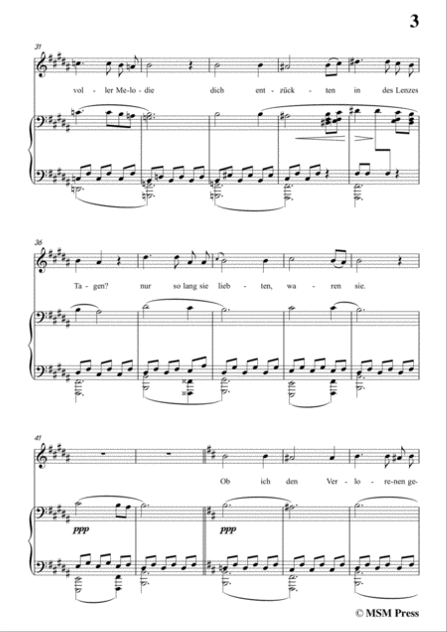 Schubert-Thekla: Eine Geisterstimme(Thekla: A Spirit Voice),D.595,in b minor,for Voice&Piano Voice scores gallery preview page 5