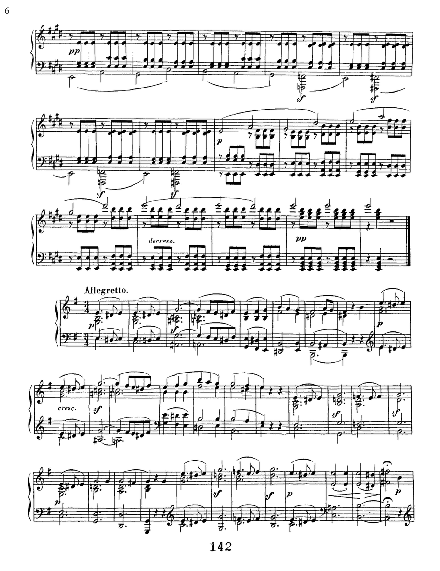 Sonata No. 9 In E Major, Op. 14, No. 1 Piano Solo scores gallery preview page 6