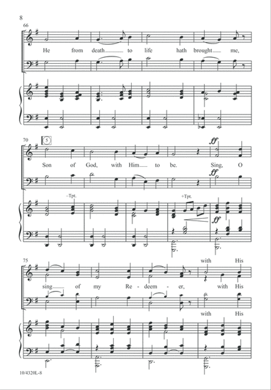 My Redeemer's Love My Redeemer's Love 4-Part scores gallery preview page 8