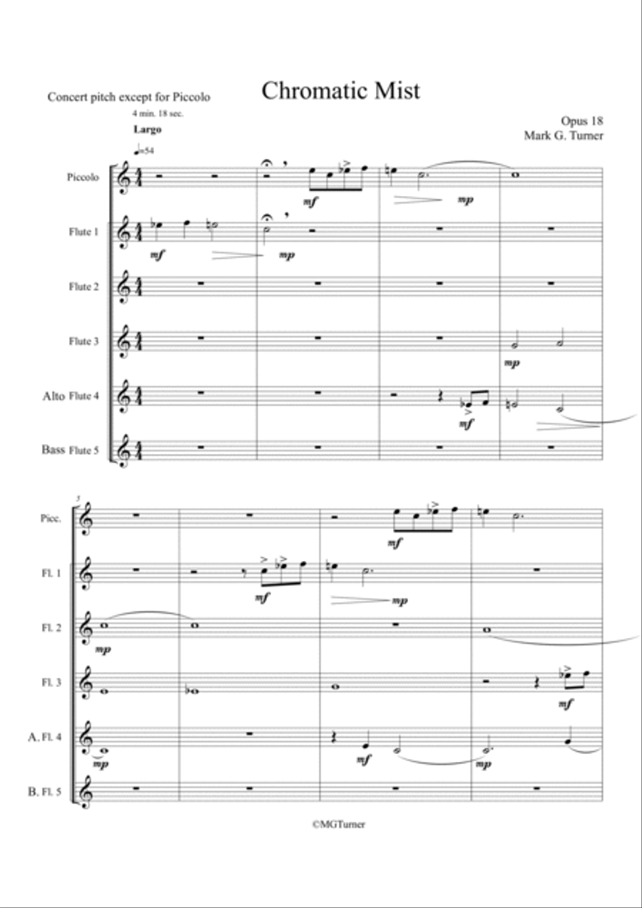 Chromatic Mist Small Ensemble scores gallery preview page 3