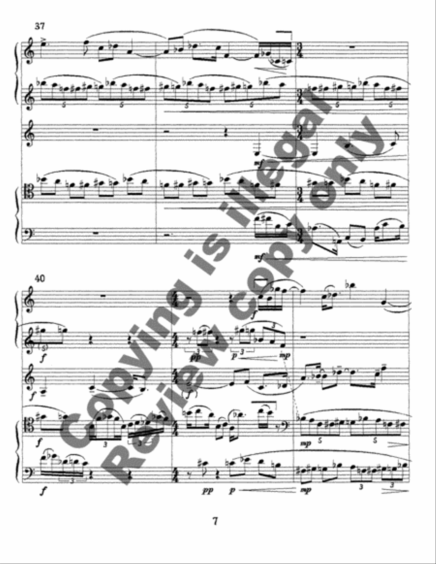Whispered Reflections Whispered Reflections Brass Quintet scores gallery preview page 6