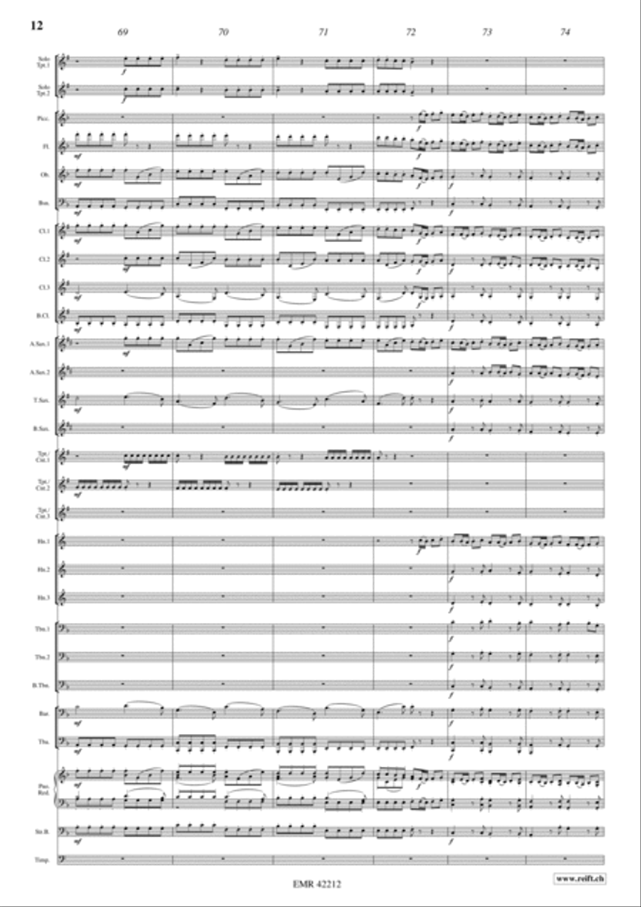 Concerto Concert Band scores gallery preview page 12