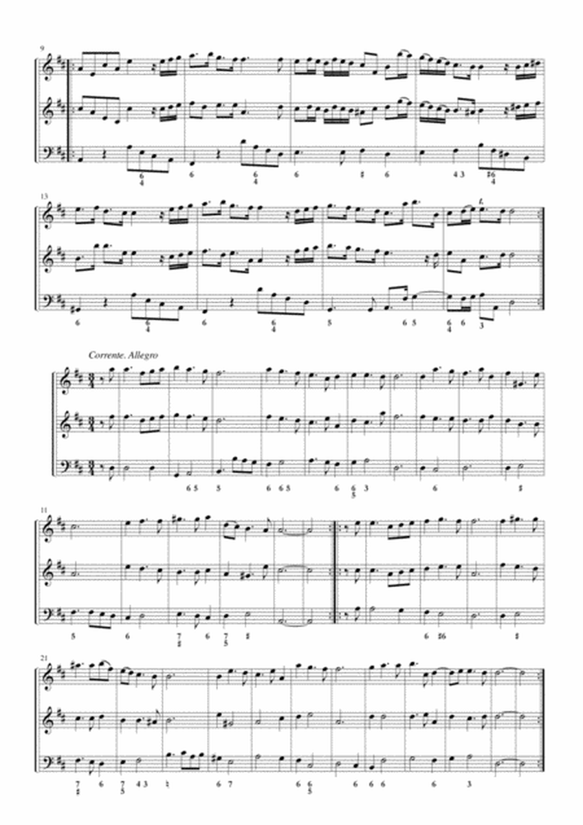 Corelli, Sonata op.2 n.1 in D major