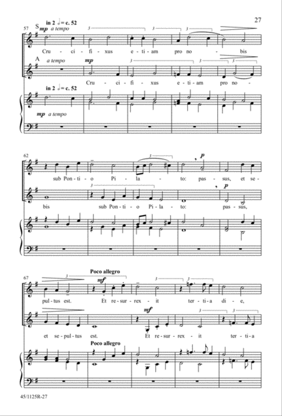 Missa super Dixit Maria Missa super Dixit Maria 4-Part scores gallery preview page 29