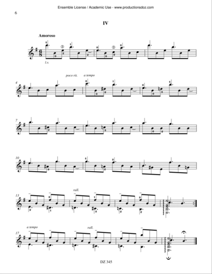 24 Microclimats Classical Guitar scores gallery preview page 6