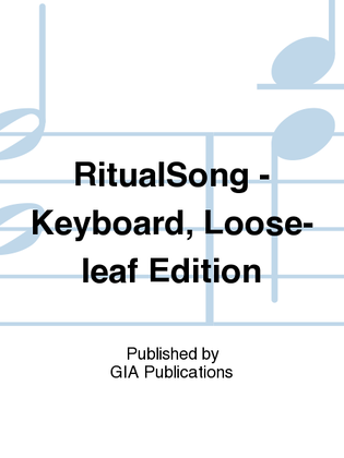 Book cover for RitualSong - Keyboard, Loose-leaf edition