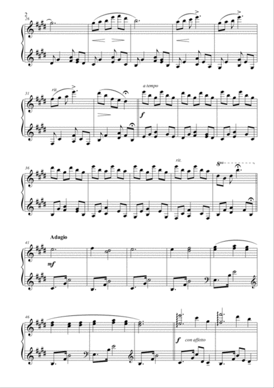 Nocturne pour Emmy Piano Solo scores gallery preview page 3