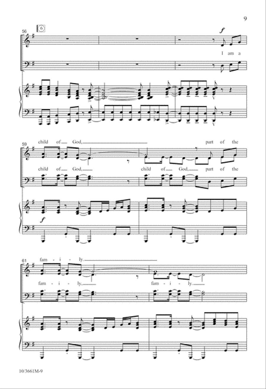 Child of God 4-Part scores gallery preview page 9