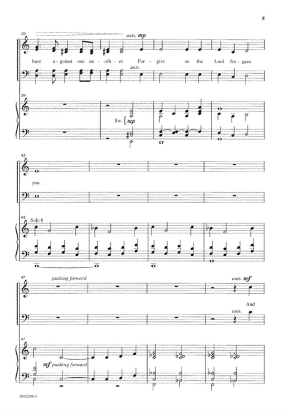 The Peace of Christ The Peace of Christ 4-Part scores gallery preview page 5