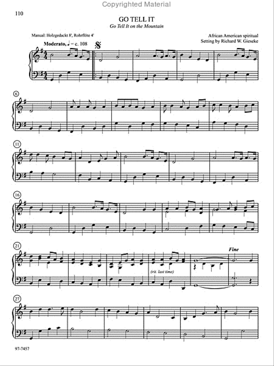 Hymn Prelude Library: Lutheran Service Book, Vol. 4 (FG) Organ scores gallery preview page 10