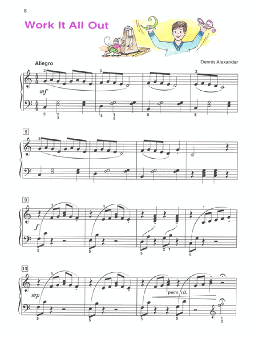 Alfred's Basic Piano Course Graduation Book, Level 2 Piano Method scores gallery preview page 3