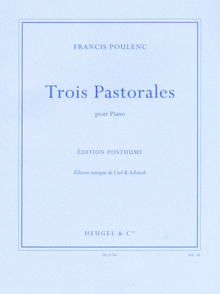 Book cover for Pastorales 3
