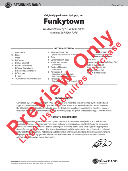 Funkytown image number null