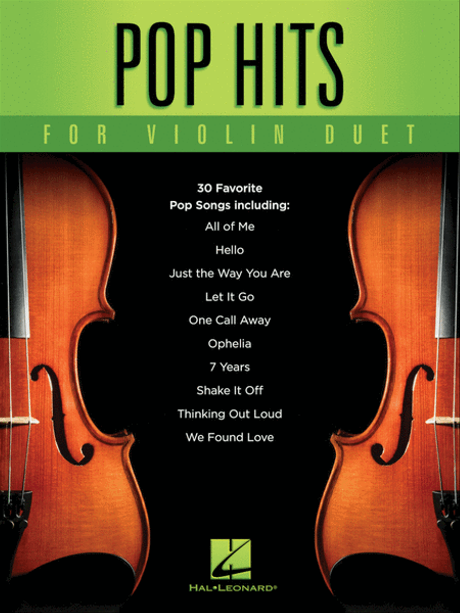 Pop Hits for Violin Duet String Duet scores gallery preview page 1