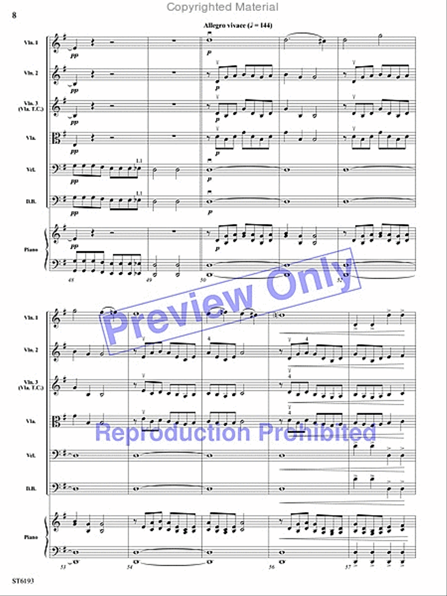 1812 Overture String Orchestra scores gallery preview page 7