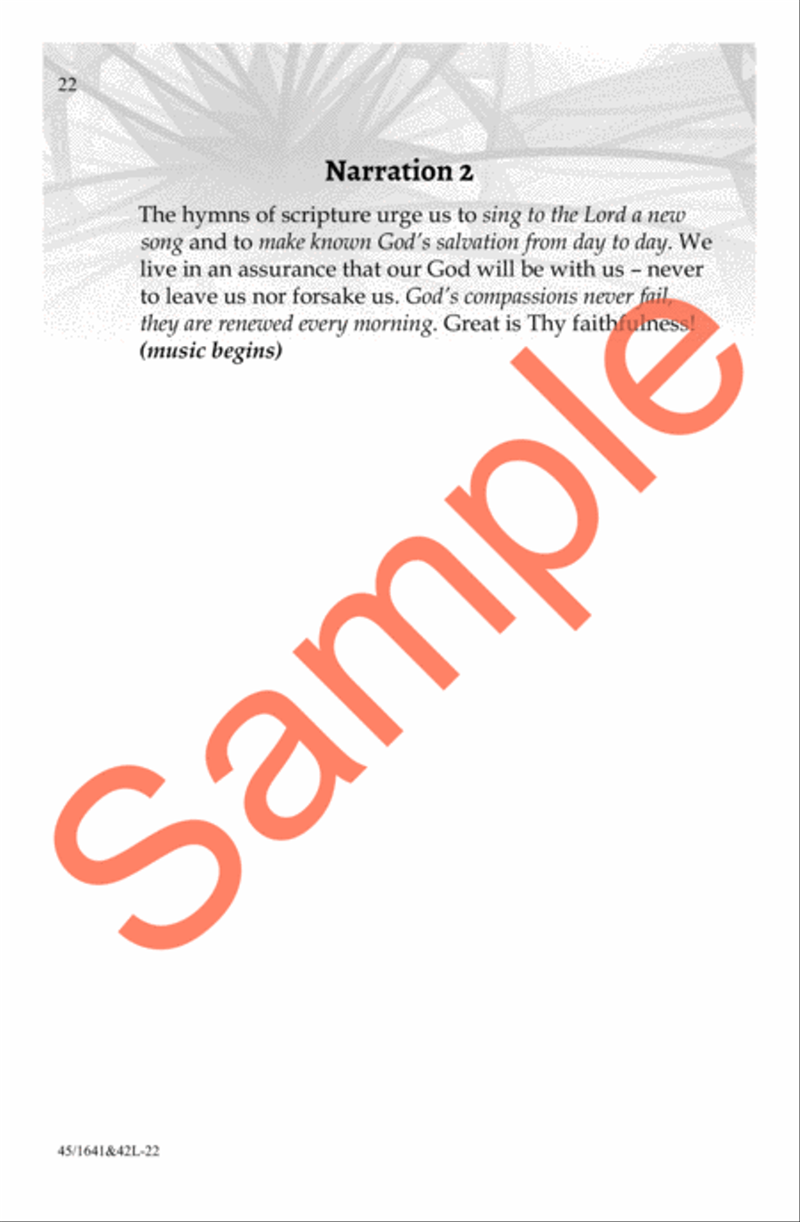 A Festival of Hymns SATB 4-Part scores gallery preview page 21