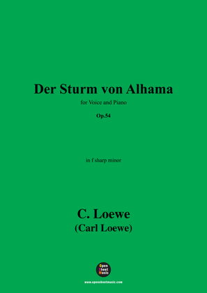C. Loewe-Der Sturm von Alhama,in f sharp minor,Op.54