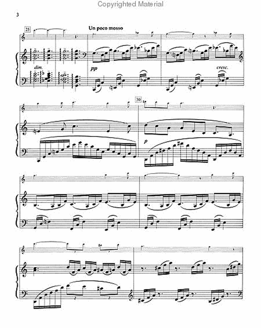Debussy's Clair de Lune for Flute or Violin and Piano