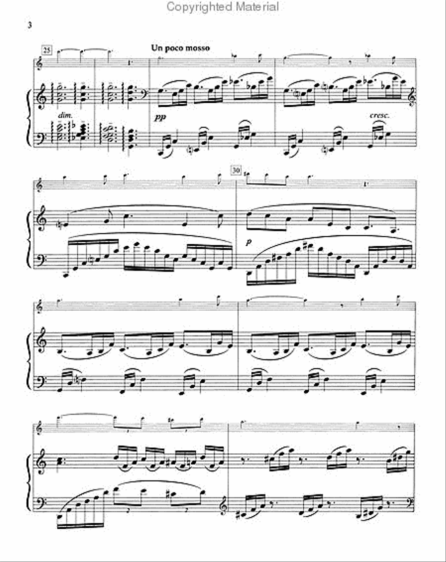 Debussy's Clair de Lune for Flute or Violin and Piano