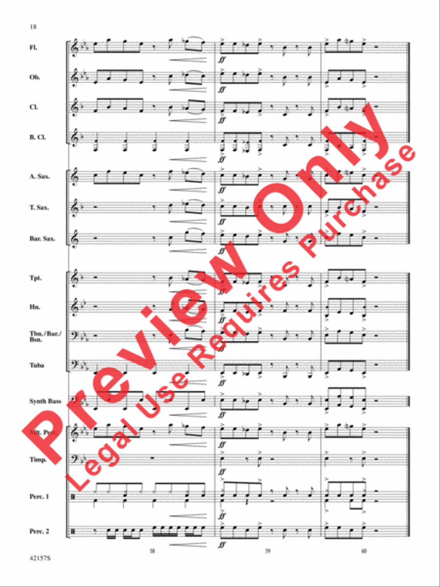 Funkytown Funkytown Concert Band scores gallery preview page 18