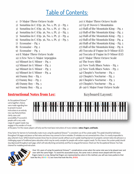 Occupational Octaves Piano™ - Book 8 by Various Piano Solo - Digital Sheet Music