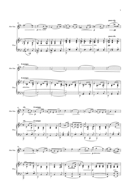 Salut D' Amour (for Alto Saxophone and Piano)