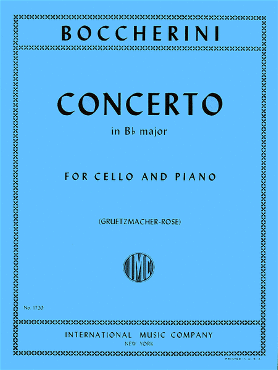 Concerto In B Flat Major