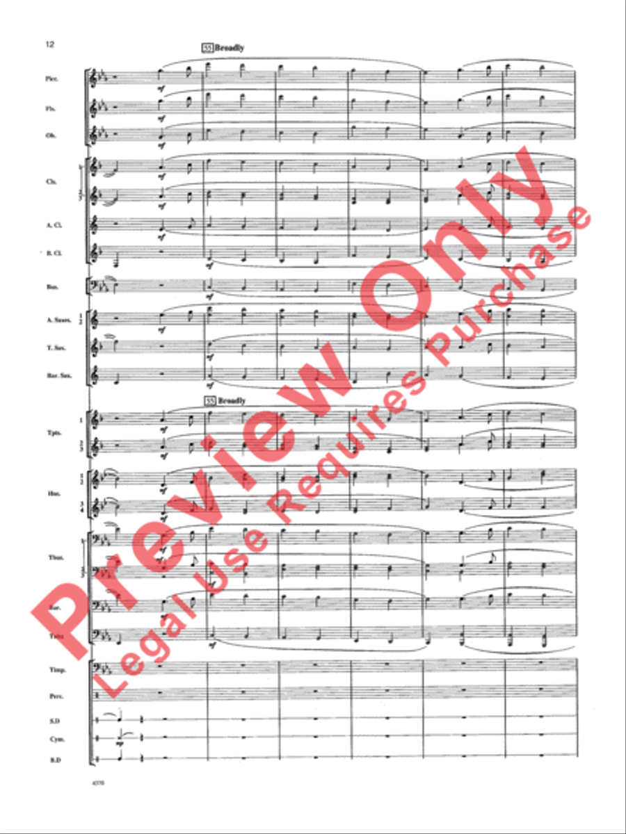 Ballymore Down Concert Band scores gallery preview page 13
