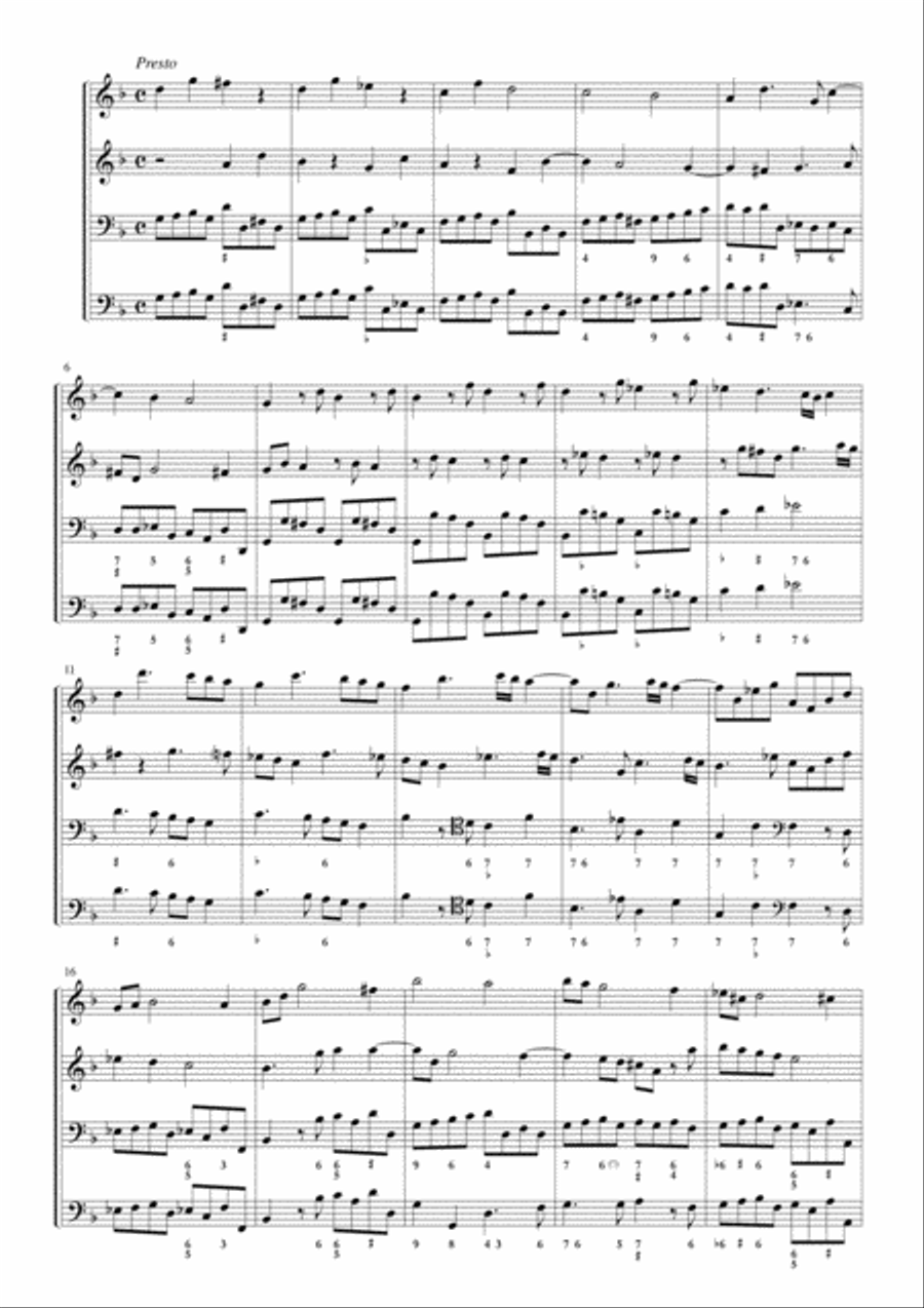 Corelli, Sonata op.3 n.11 in g minor Small Ensemble scores gallery preview page 3