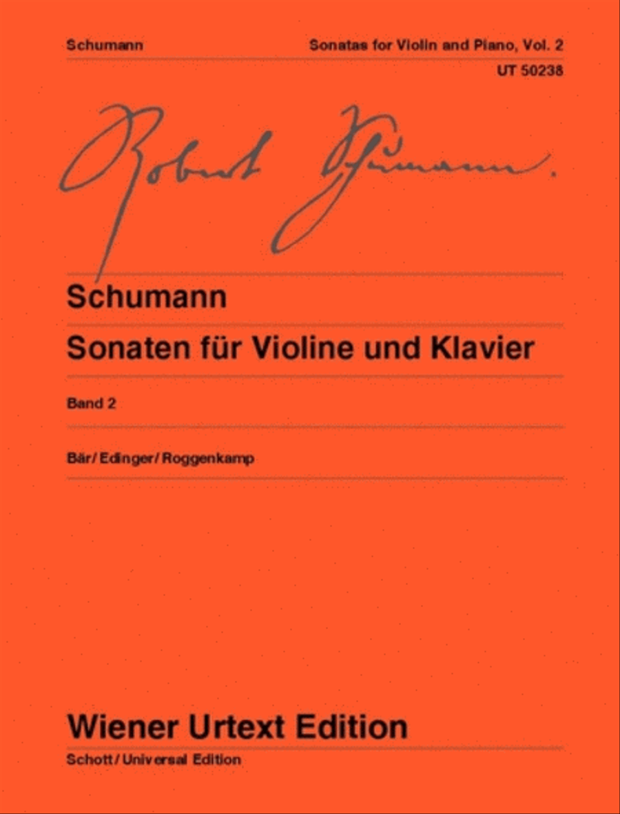 Sonatas for Violin and Piano, WoO 2 - Volume 2 Chamber Music scores gallery preview page 1