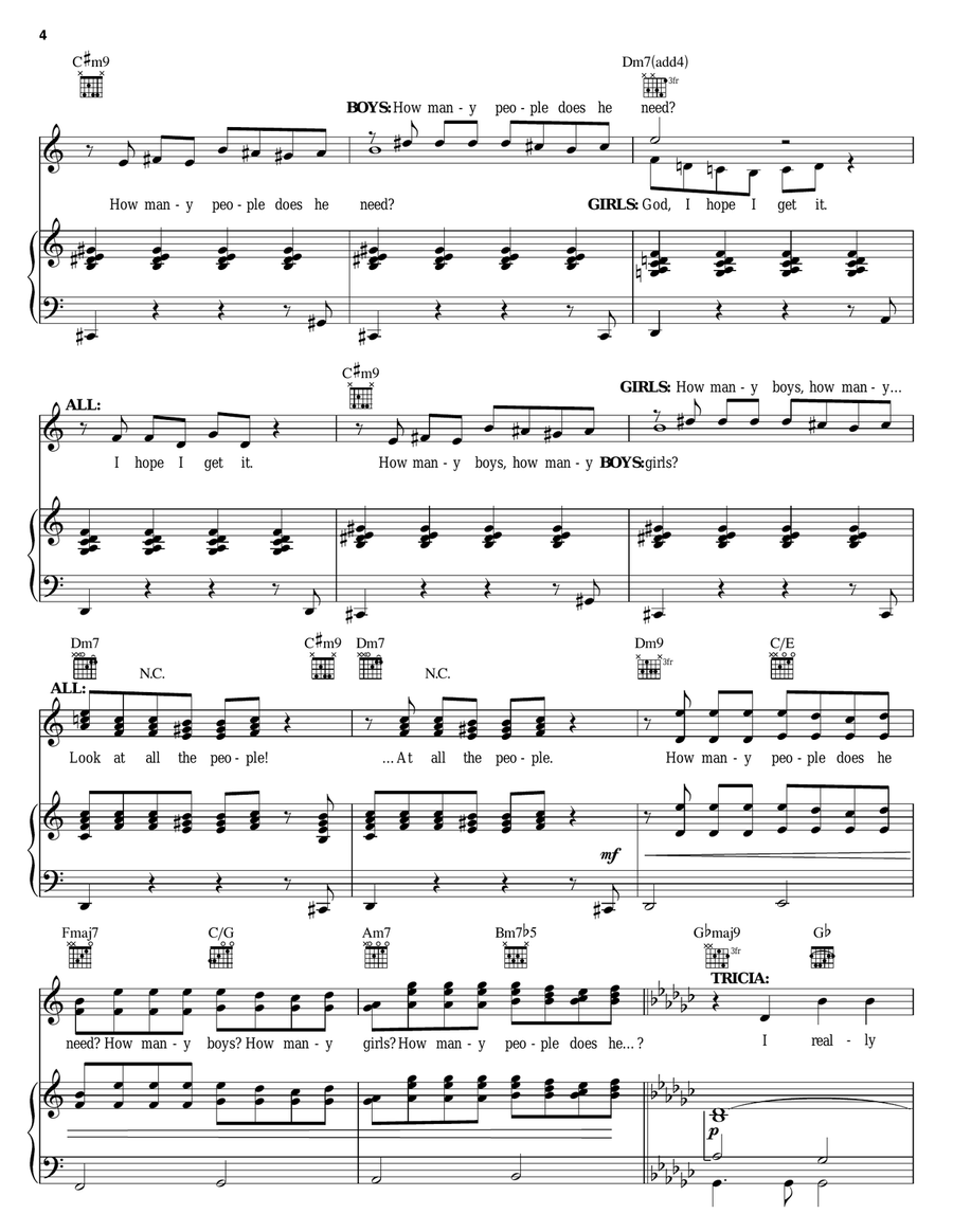 I Hope I Get It I Hope I Get It Piano, Vocal, Guitar scores gallery preview page 4