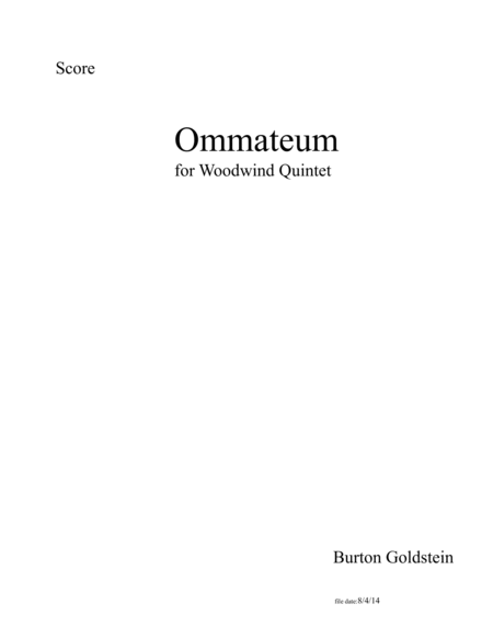 Ommateum for woodwind quintet image number null