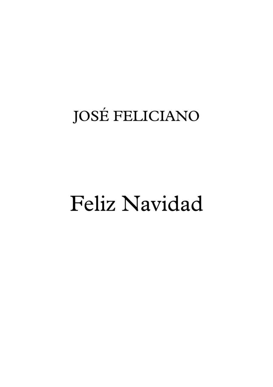 Book cover for Feliz Navidad