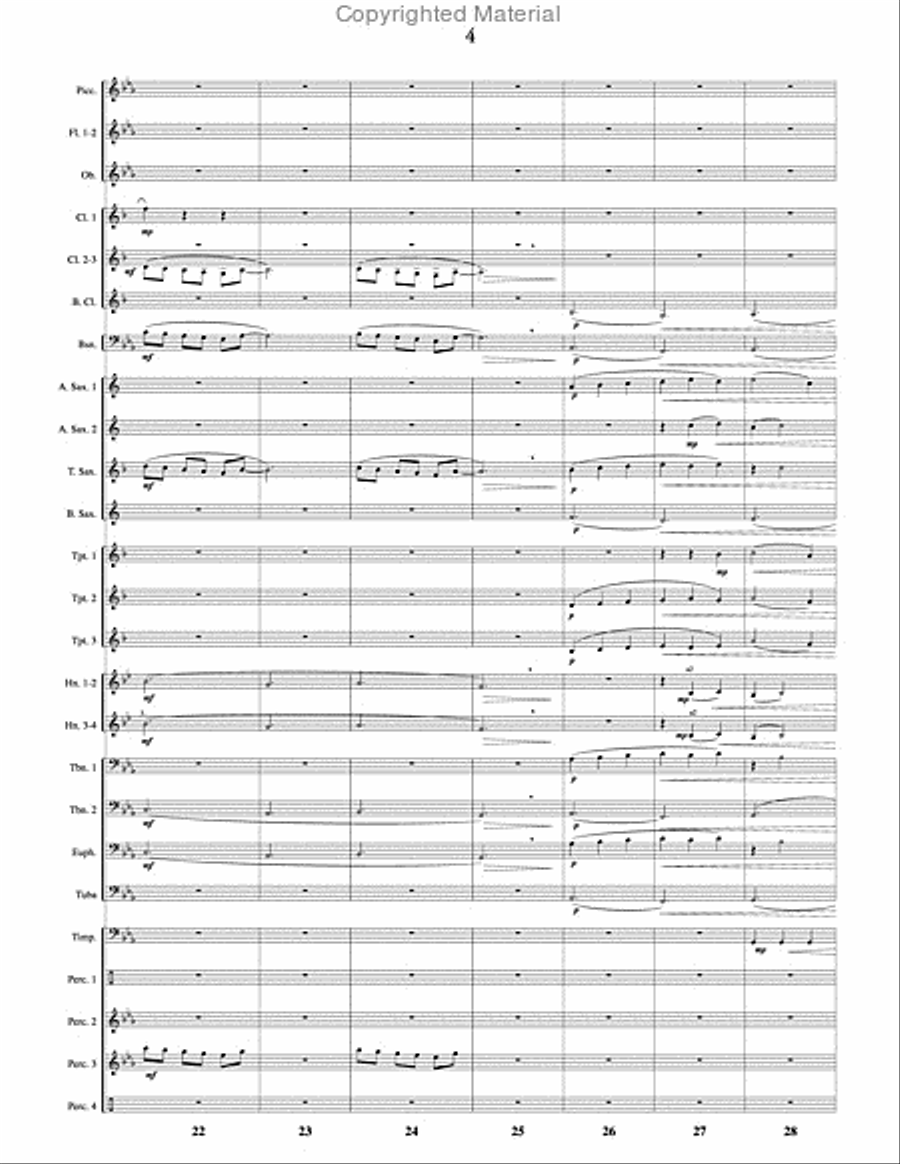Tinker to Evers to Chance Concert Band scores gallery preview page 5