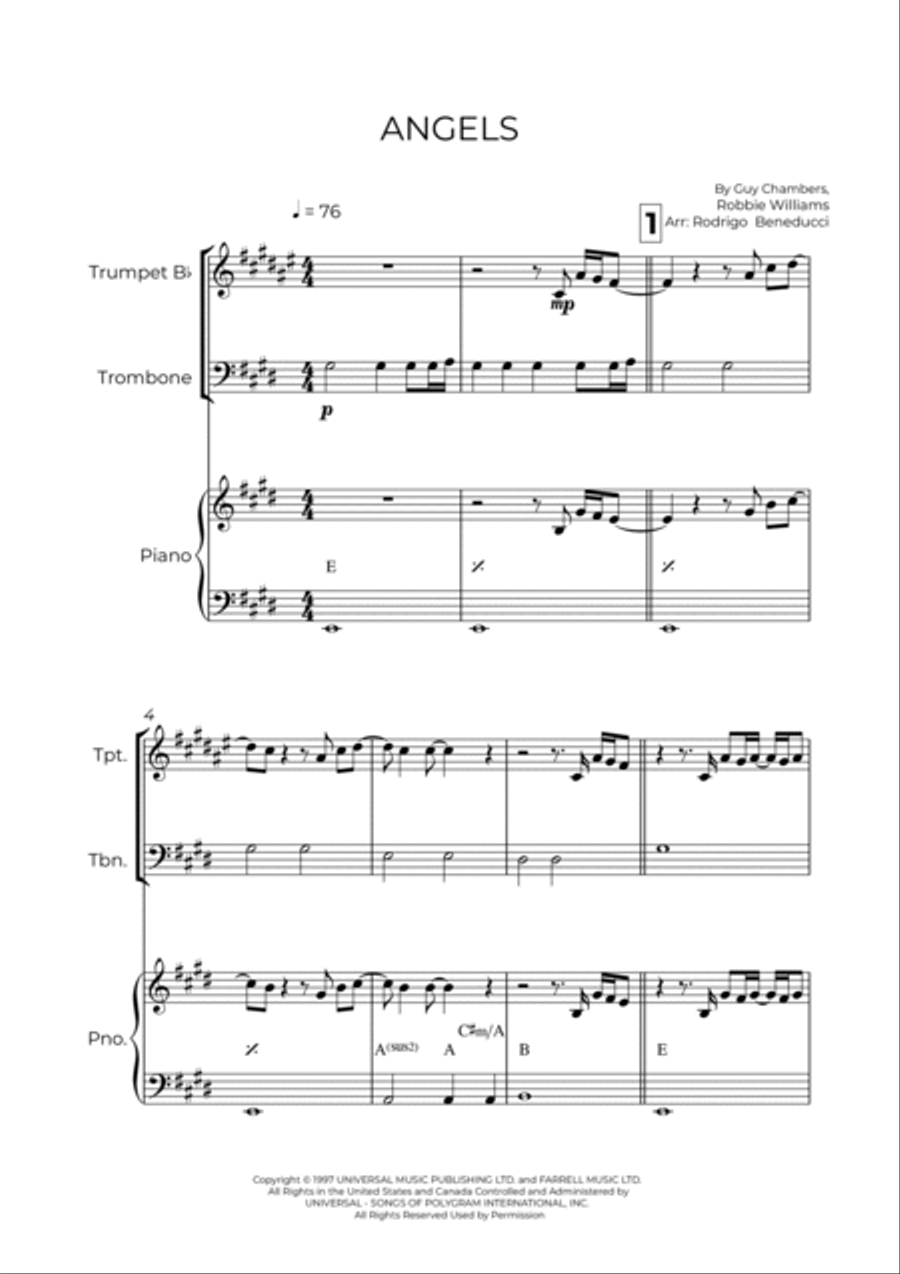 Angels Brass Duet scores gallery preview page 2