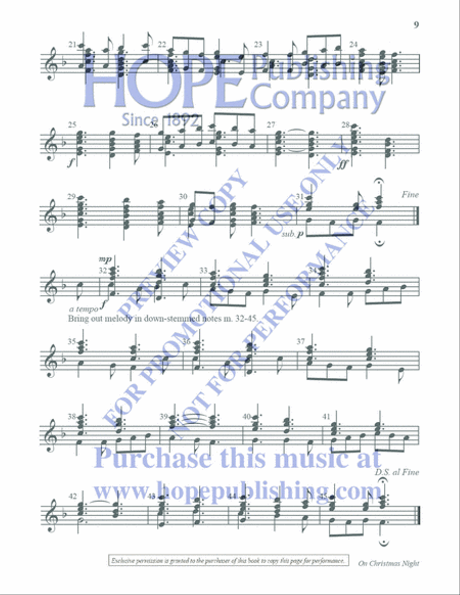Ring with Less for Christmas Handbell Choir scores gallery preview page 10