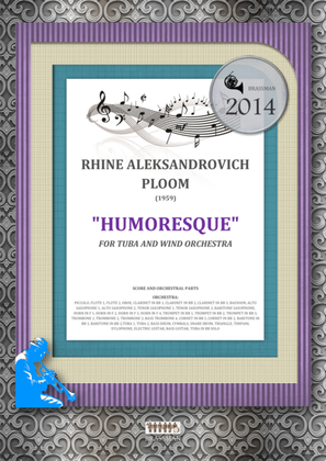 Book cover for Humoresque for tuba and brass band