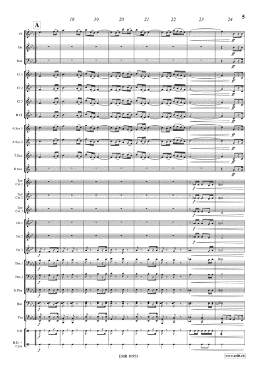 Concordia March Concert Band scores gallery preview page 6