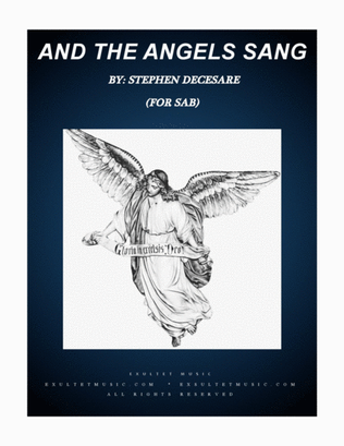 Book cover for And The Angels Sang (for SAB)