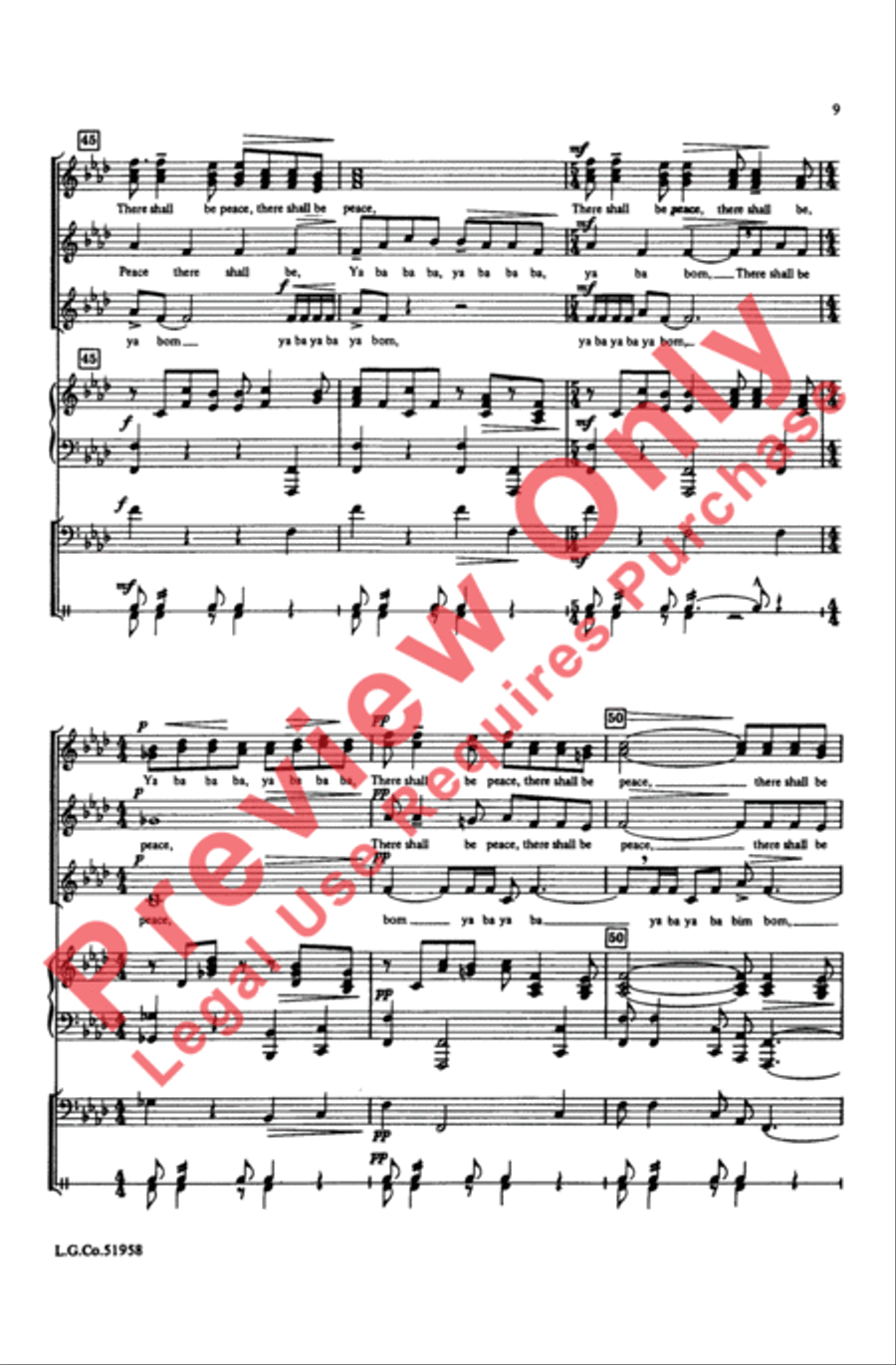 Ya Ba Bom Ya Ba Bom Women's Choir scores gallery preview page 8