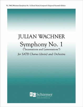 Book cover for Symphony No. 1 (Choral Score)