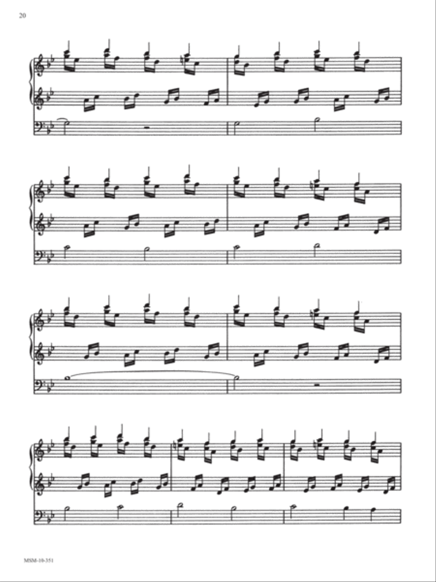 Savior of the Nations, Come (Setting I) Organ scores gallery preview page 2