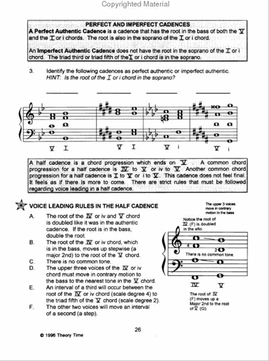 Theory Time Grade 10 Workbook Piano Method scores gallery preview page 4