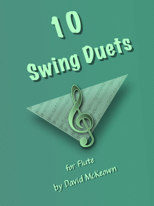 Book cover for 10 Swing Duets for Flute