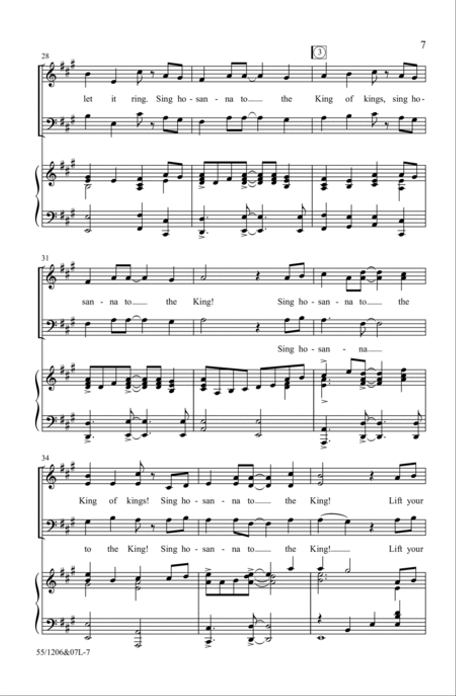 No Greater Love 4-Part scores gallery preview page 7
