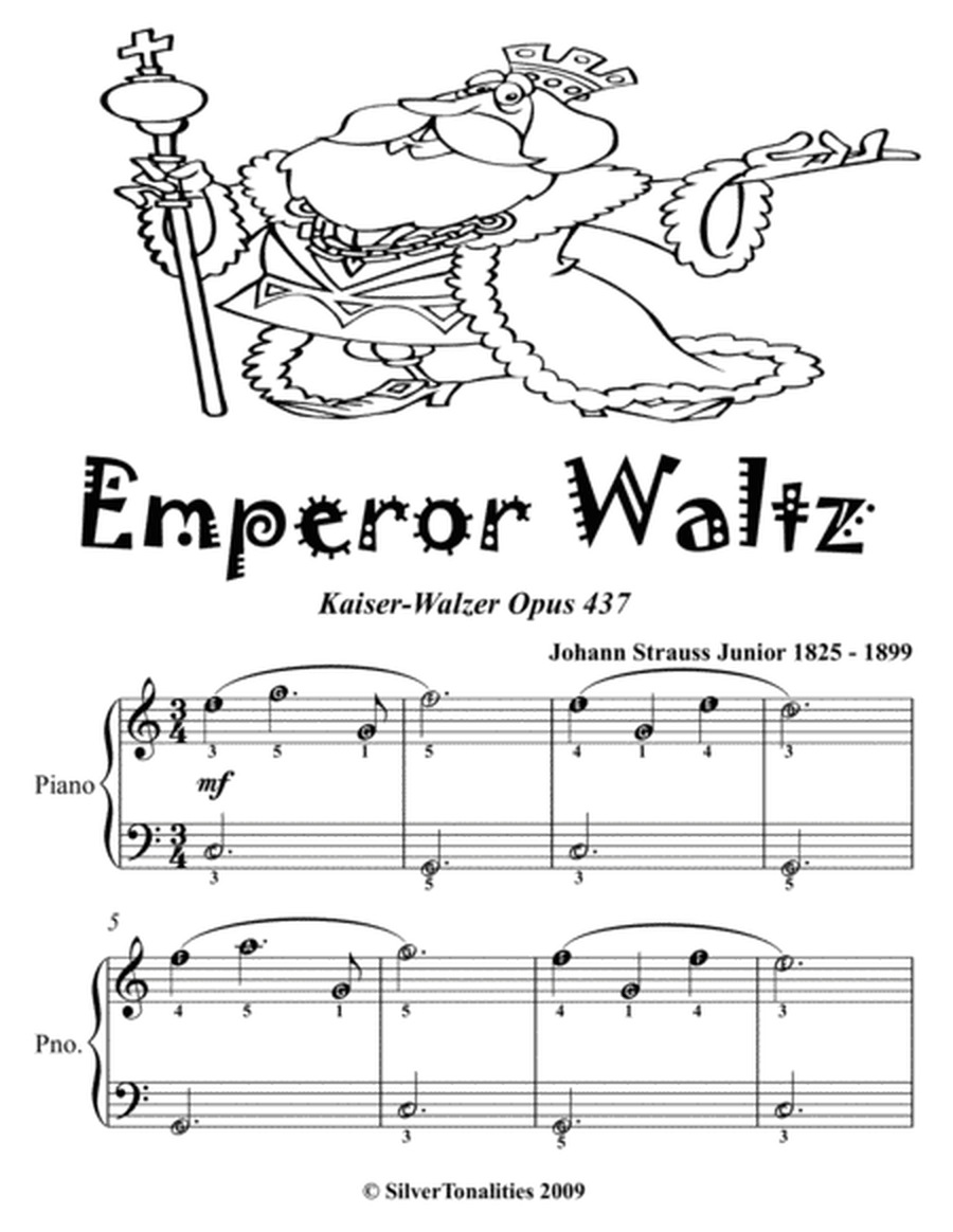 Petite Viennese Waltzes for Easiest Piano Booklet M